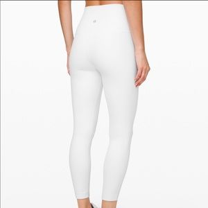 Lululemon Athletica White Align legging 25’ inseam/ size 2-4